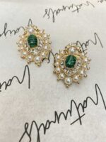 Leila EMERALD STUD - Image 2