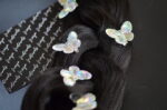 5 piece IRIDESCENT BUTTERFLY HAIR CLIPS - Image 3