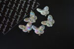 5 piece IRIDESCENT BUTTERFLY HAIR CLIPS - Image 2
