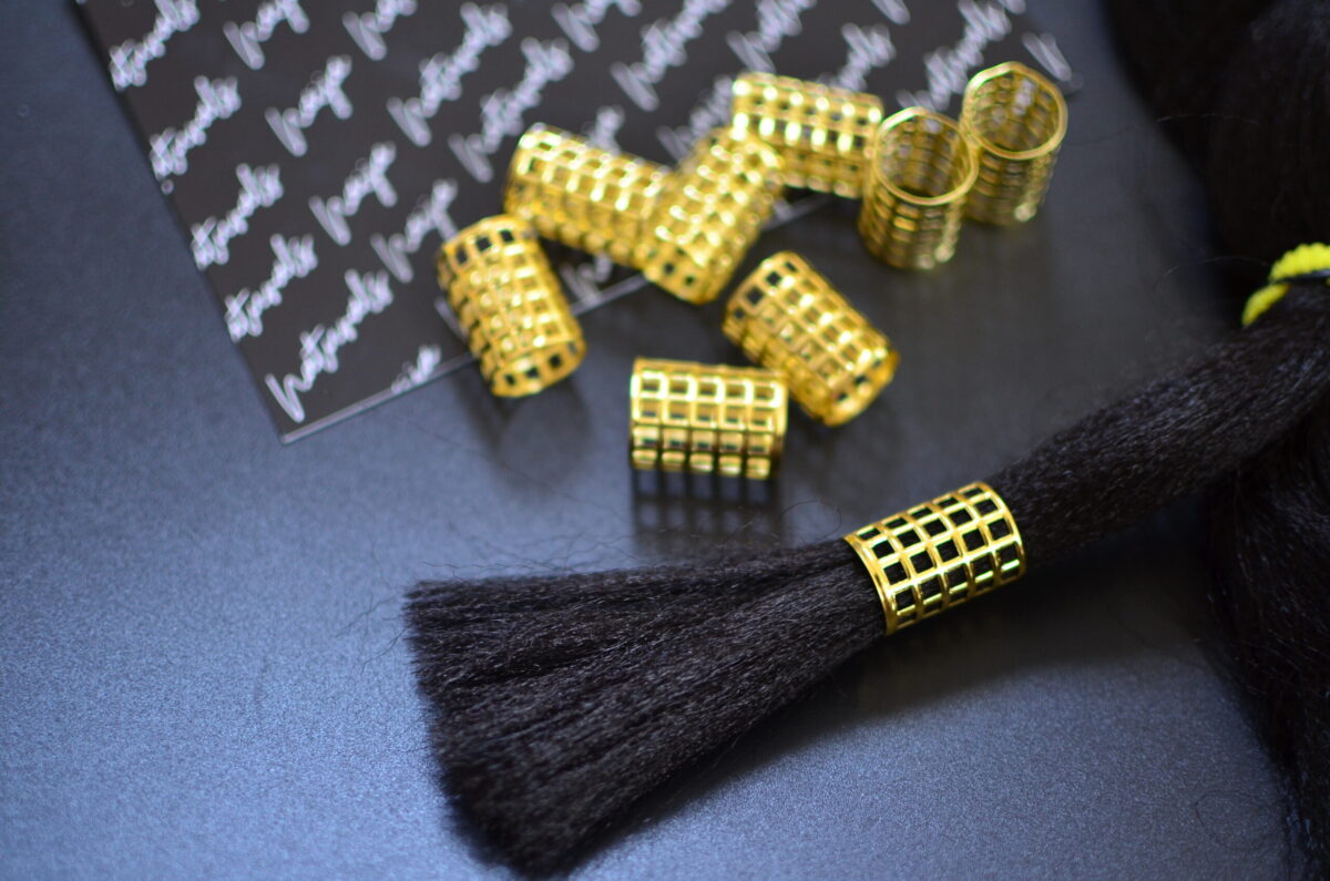 JUMBO GOLD BRAID CUFFS 10 pieces - Image 2