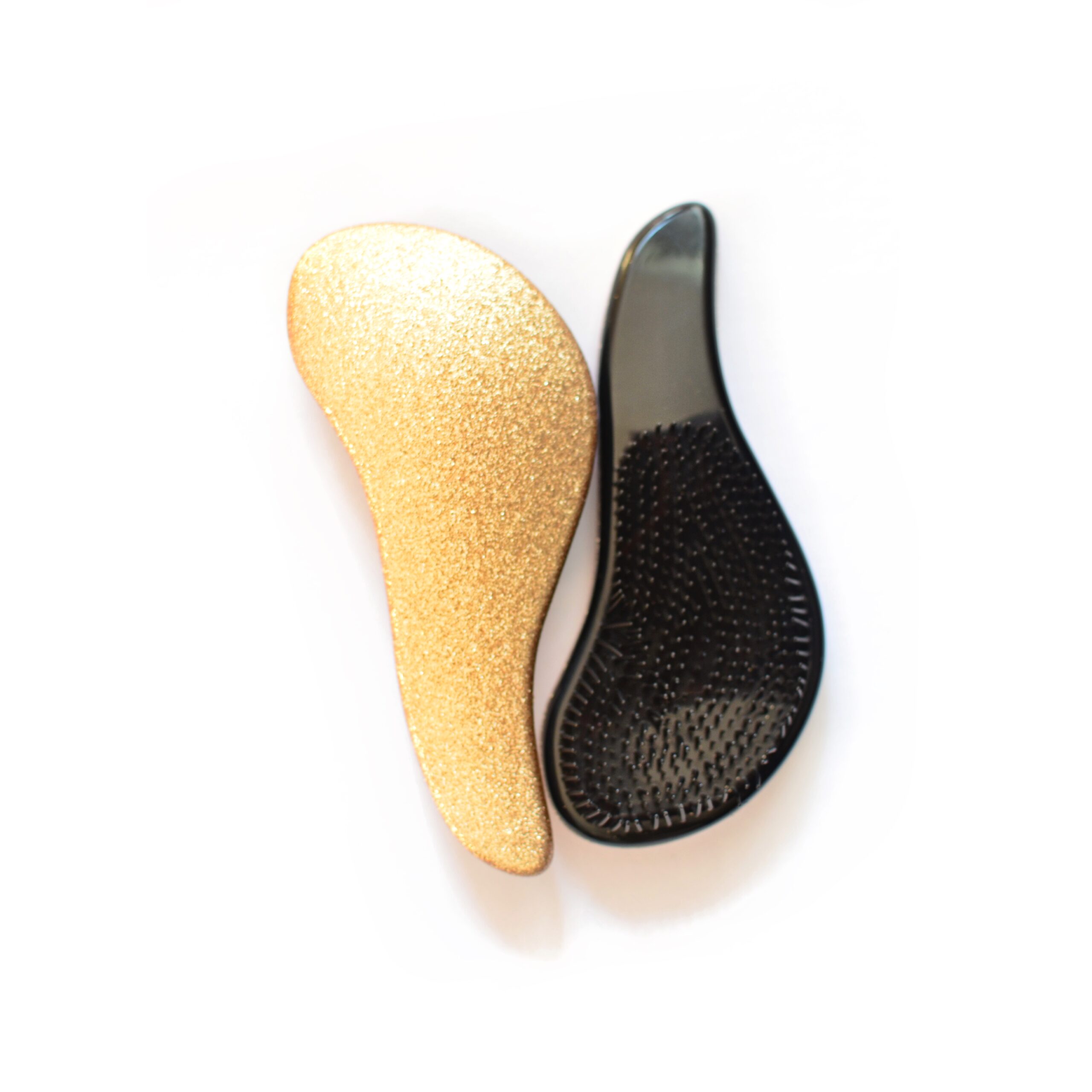 Gold glitter detangling brush Gold glitter DETANGLING HAIR BRUSH - Image 1