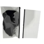 CLEAR FROSTED ZIPPER WIG BAG 5pack